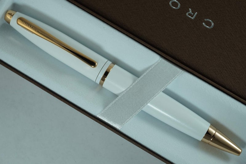 CROSS WHITE MEDALIST AND 23KT ROSE GOLD BALLPOINT PEN - Image 3